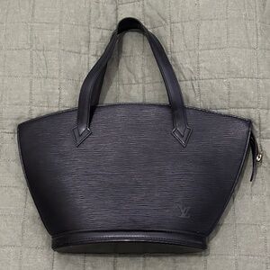 Louis Vuitton Noir Epi St. Jacques Bag